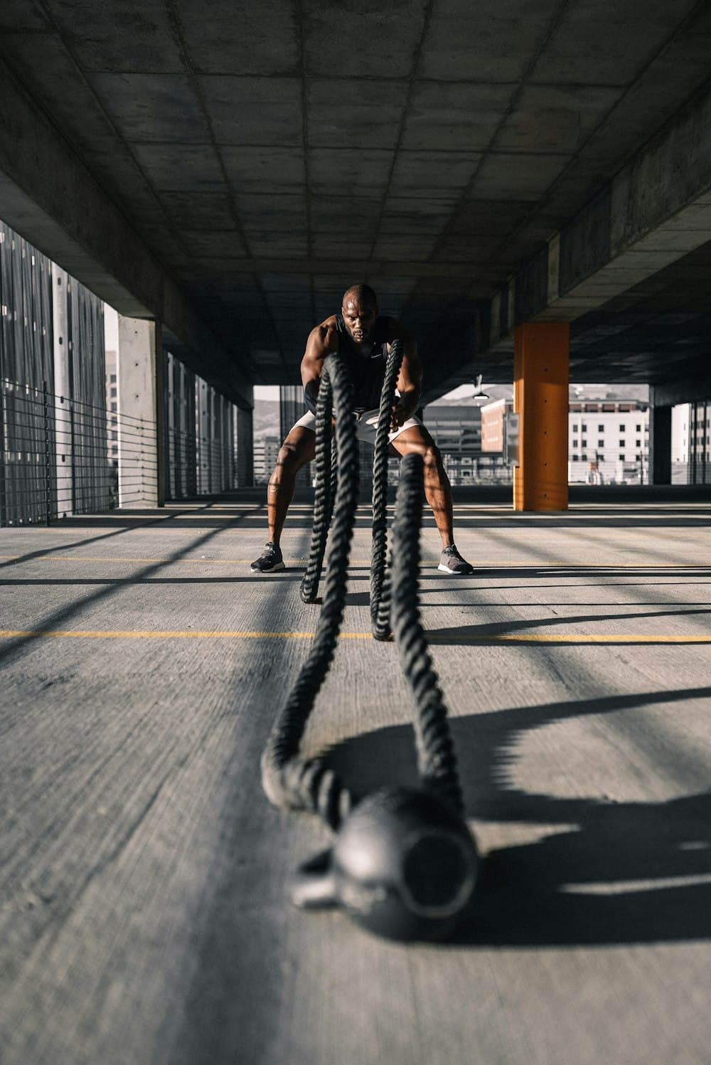 HYROX athlete in action